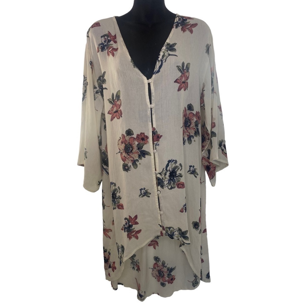 SAGE the Label Floral Kimono